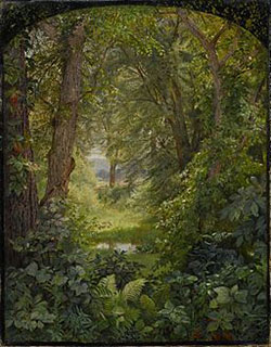 Dipinto di Richards dal titolo woodland